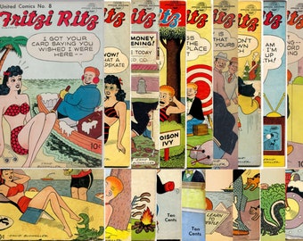 United Comics 1950 Collection | United Features | Vintage Humor Comic Book | 1950 | English | Digital Download | PDF
