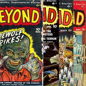 The Beyond Collection | Ace Magazines | Vintage Horror Comic Book | November 1950 - January 1955 | Digital Download | PDF