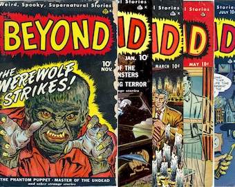 The Beyond Collection | Ace Magazines | Vintage Horror Comic Book | November 1950 - January 1955 | Digital Download | PDF