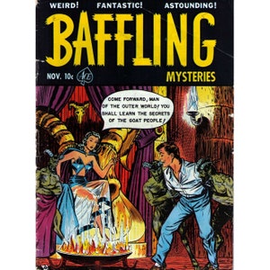 Baffling Mysteries Collection | Ace Magazines | Vintage Horror Comic Book | November 1951 - October 1955 | Digital Download | PDF