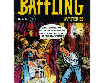 Coleção Mistérios Enigmáticos | Revistas Ace | Quadrinhos de Terror Clássicos | Novembro de 1951 - Outubro de 1955 | Download Digital | PDF
