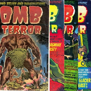 Tomb of Terror Collection | Harvey Comics | Vintage Horror Comic Book | June 1952 - July 1954 | Digital Download | PDF