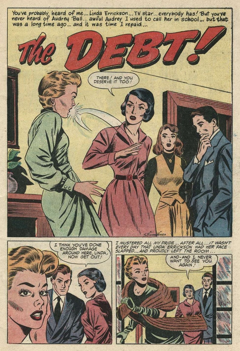 Diary Confessions No11 Stanley Morse Key Vintage Romance Comic Book September 1955 English Digital PDF image 2