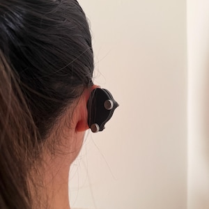 Pendiente de compresión para queloides: tratamiento postoperatorio del lóbulo de la oreja con clip de sujeción fuerte para bultos grandes. imagen 13
