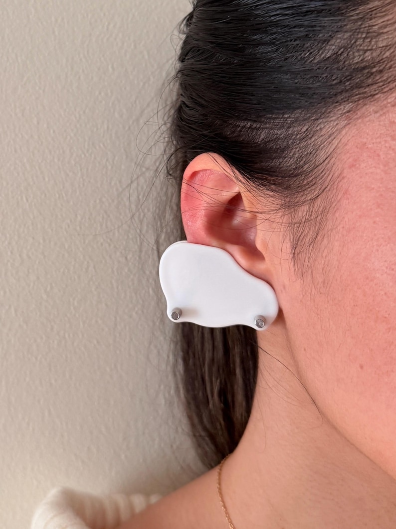 Pendiente de compresión para queloides: tratamiento postoperatorio del lóbulo de la oreja con clip de sujeción fuerte para bultos grandes. imagen 9