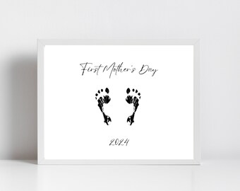 First Mothers Day Gift From Baby Bump | New Mom | Printable For First Time Parent | Baby Shower Gift | Pregnancy Keepsake  J12