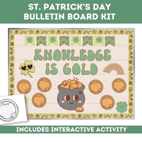 St. Patricks Day Classroom Decor - Etsy