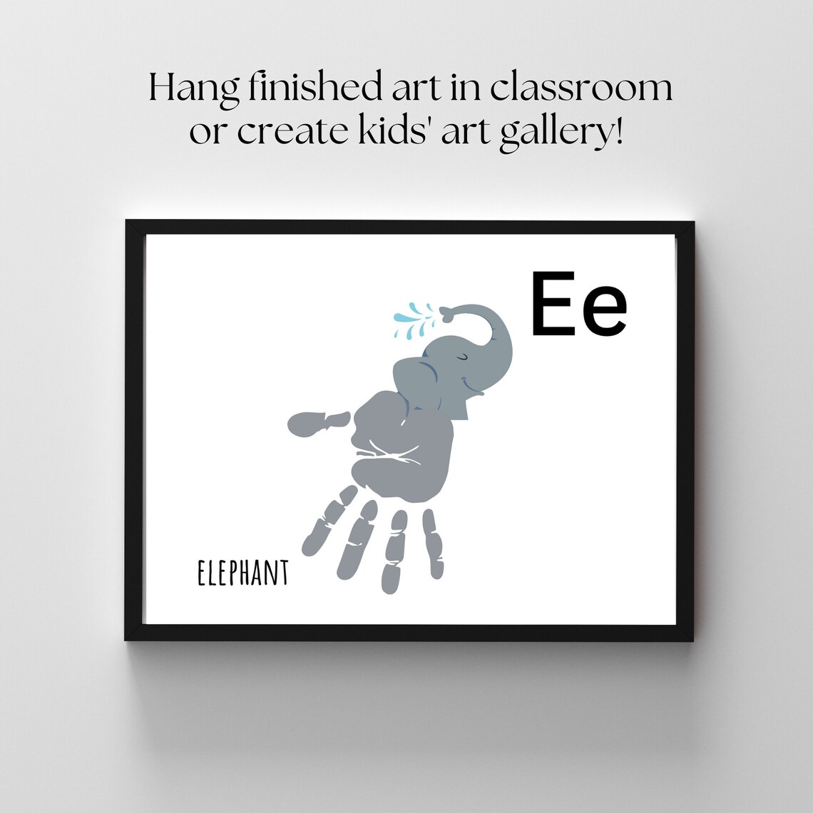 Alphabet Handprint Printable Craft for Toddler Abc Handprint Art Book ...