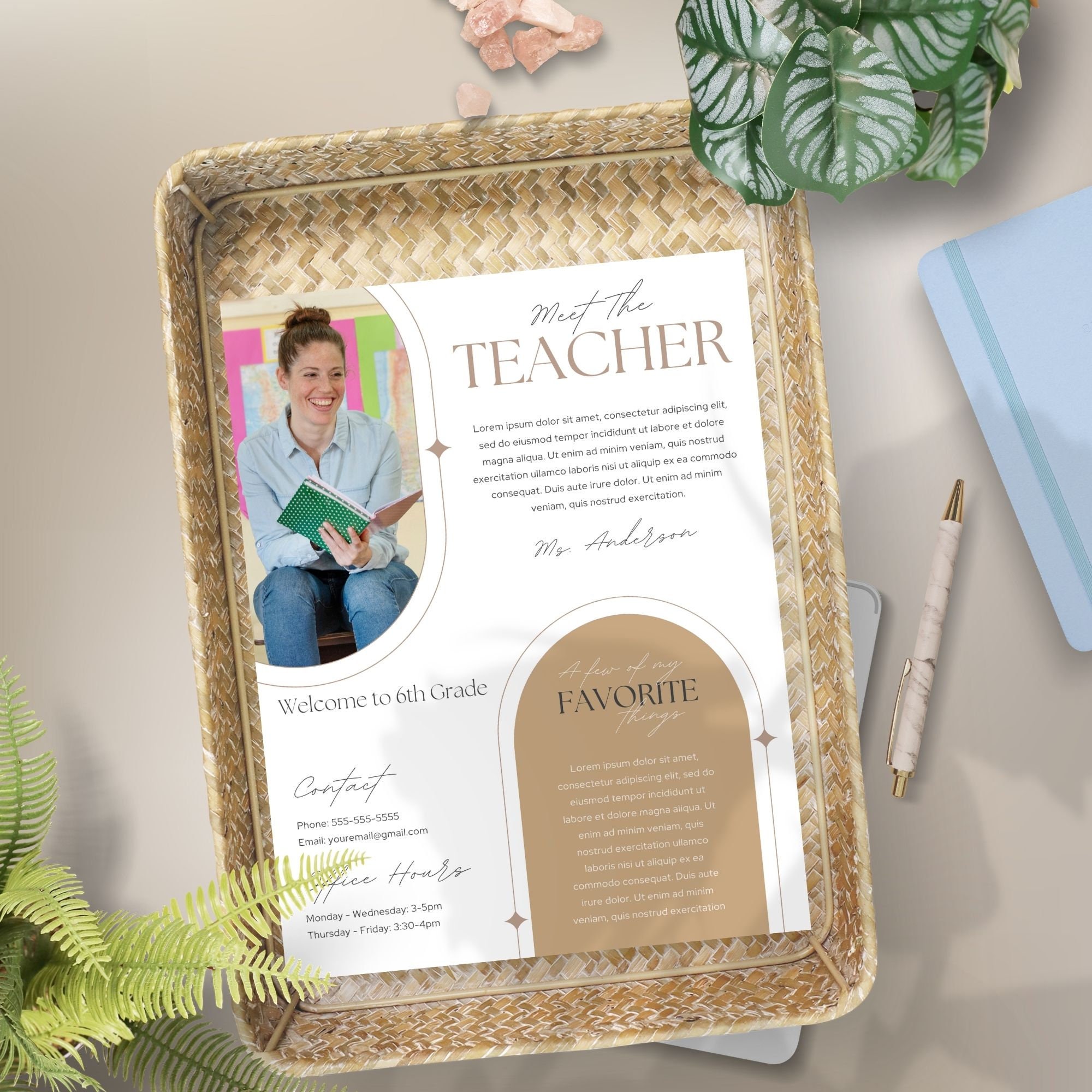 Editable Teacher Letter Template Back to School Etsy Editable Teacher Letter Template Back to School Etsy