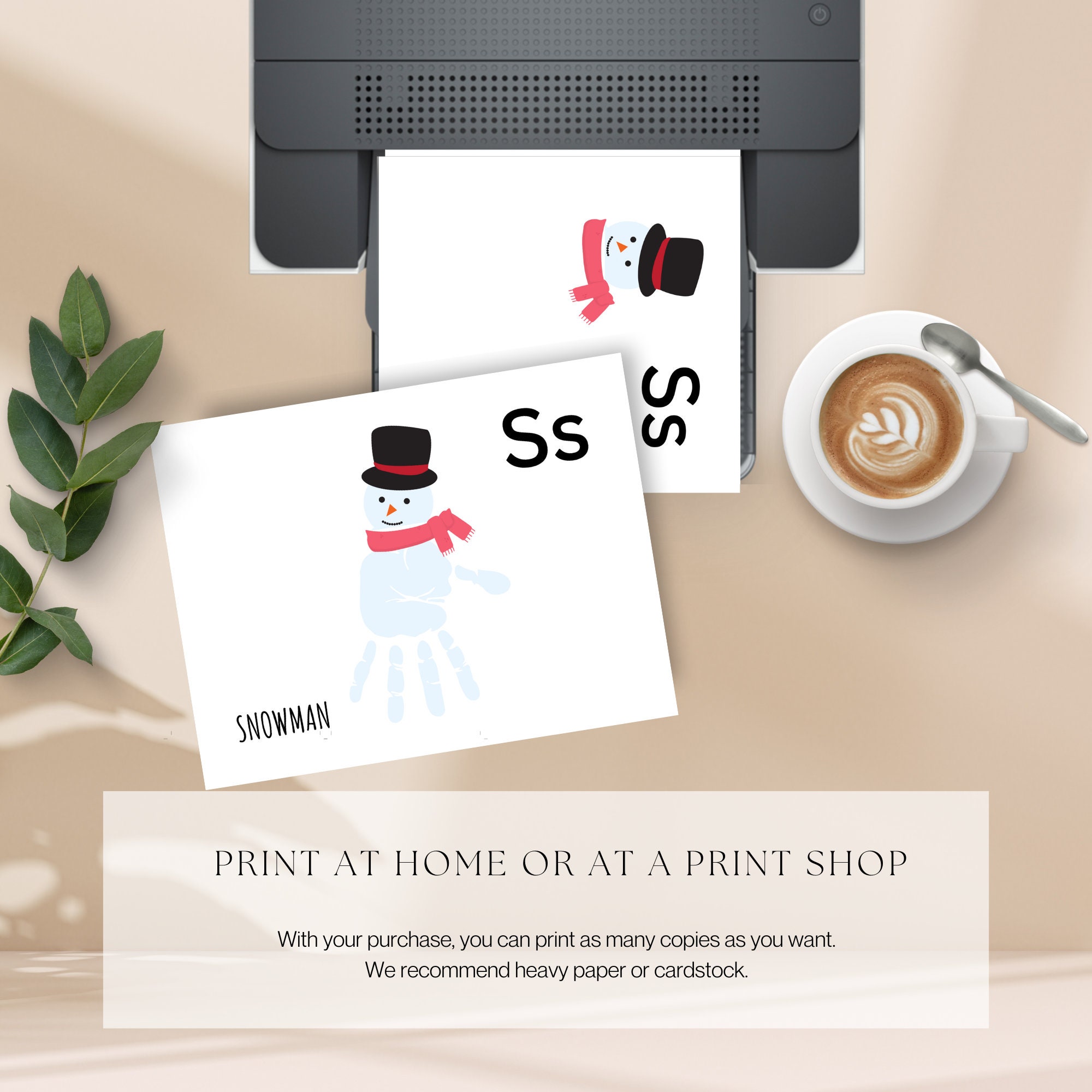 Alphabet Handprint Printable Craft for Toddler Abc Handprint Art Book ...