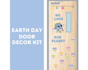 Earth Day Bulletin Board Kit | April Bulletin Board Kit | Printable Classroom Decor | Spring Classroom Door | Primary Writing Prompt