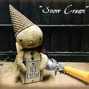 Snow Cream - Snowman Doll Sewing Pattern - SMF 254