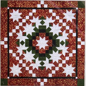 Snowflurries Star Quilt Pattern # DTP033