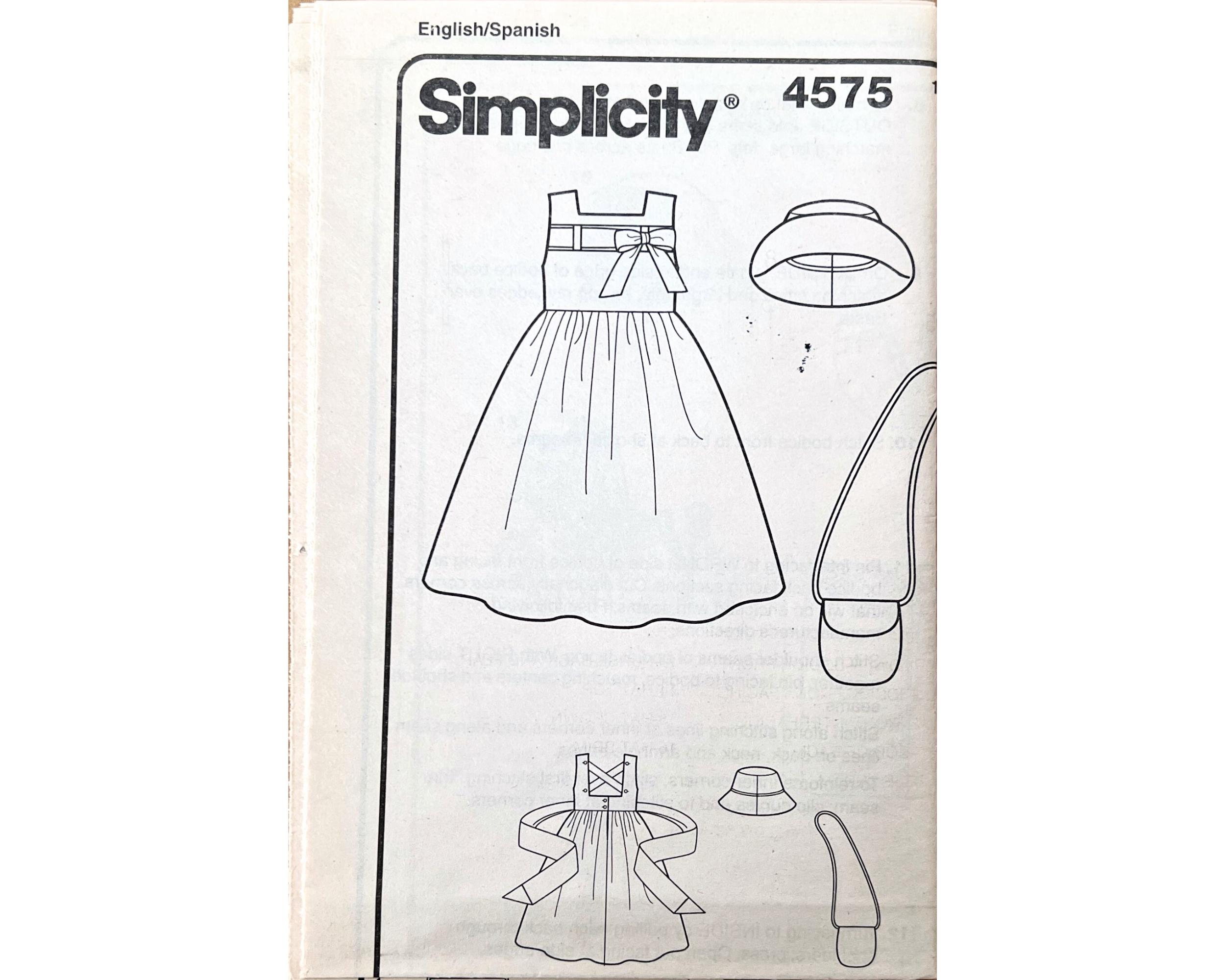 Girls Border Print Dress - Patty Reed Designs - Simplicity Sewing ...