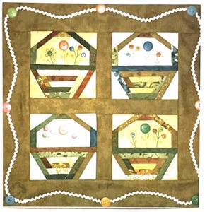 Scrap Baskets Sewing Pattern |  Graphic Impressions | Quilt Basket Pattern