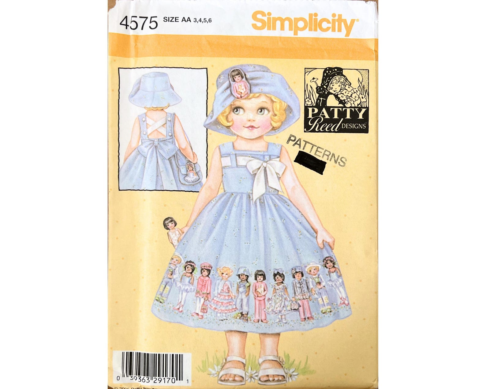 Girls Border Print Dress - Patty Reed Designs - Simplicity Sewing ...