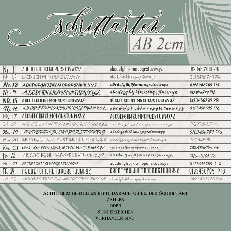 Personalisierte Buchstaben Namen Datum Zahlen Aufkleber aus Vinyl in Wunsch HÖHE, Schrift und Farbe NICHT für Stoffe LoFDekor Bild 5