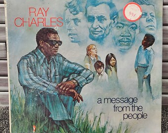 RAY CHARLES Un messaggio dal popolo Raro disco LP sigillato in vinile