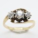 Ladies Classic 9ct Gold CZ Dress Ring main image 0
