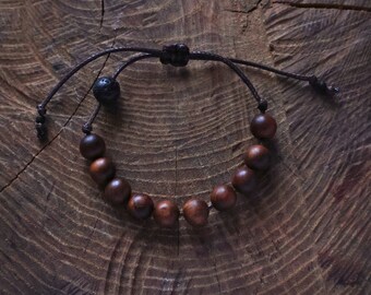 bracelet rosary "lava"