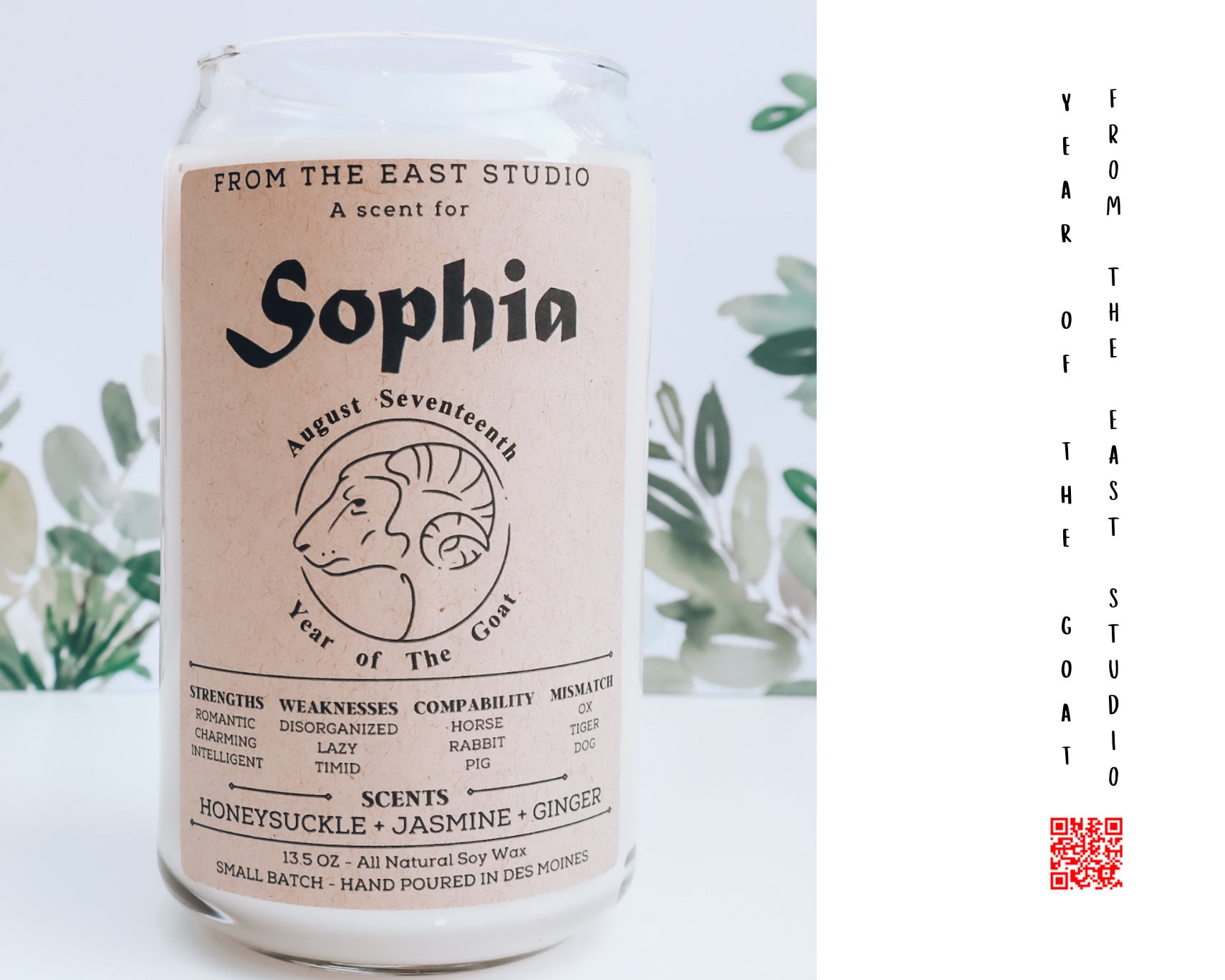 Personalized Birthdate Zodiac Candles, Custom Mother's Day Gifts, Gift