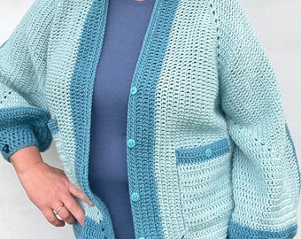 Granny Square Cardigan Pattern, Crochet Cardigan Pattern, Crochet Jacket Pattern, Granny Square Jacket Pattern, Child's Crochet Pattern