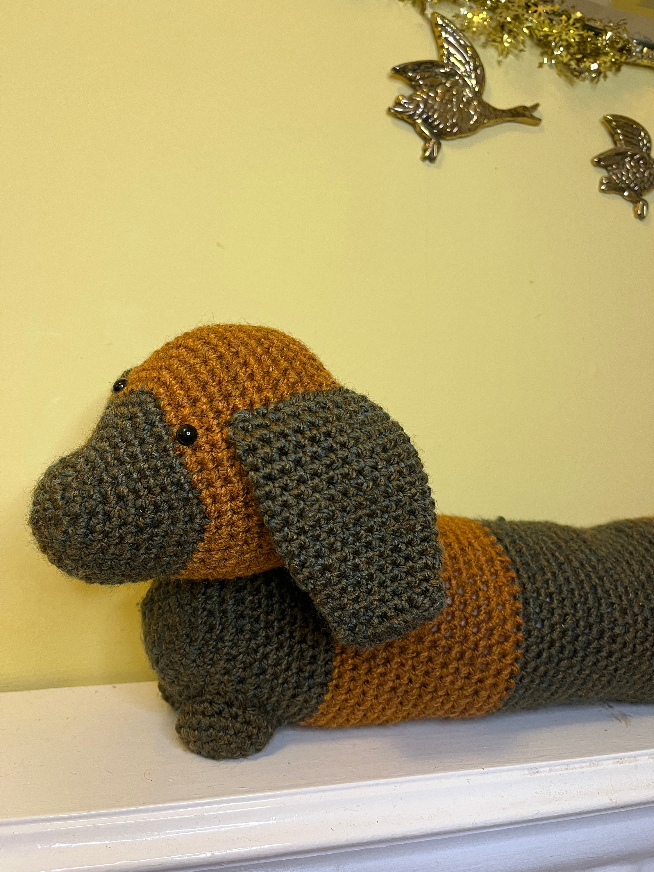 Dog Draught Excluder Crochet Pattern Draught Excluder Etsy