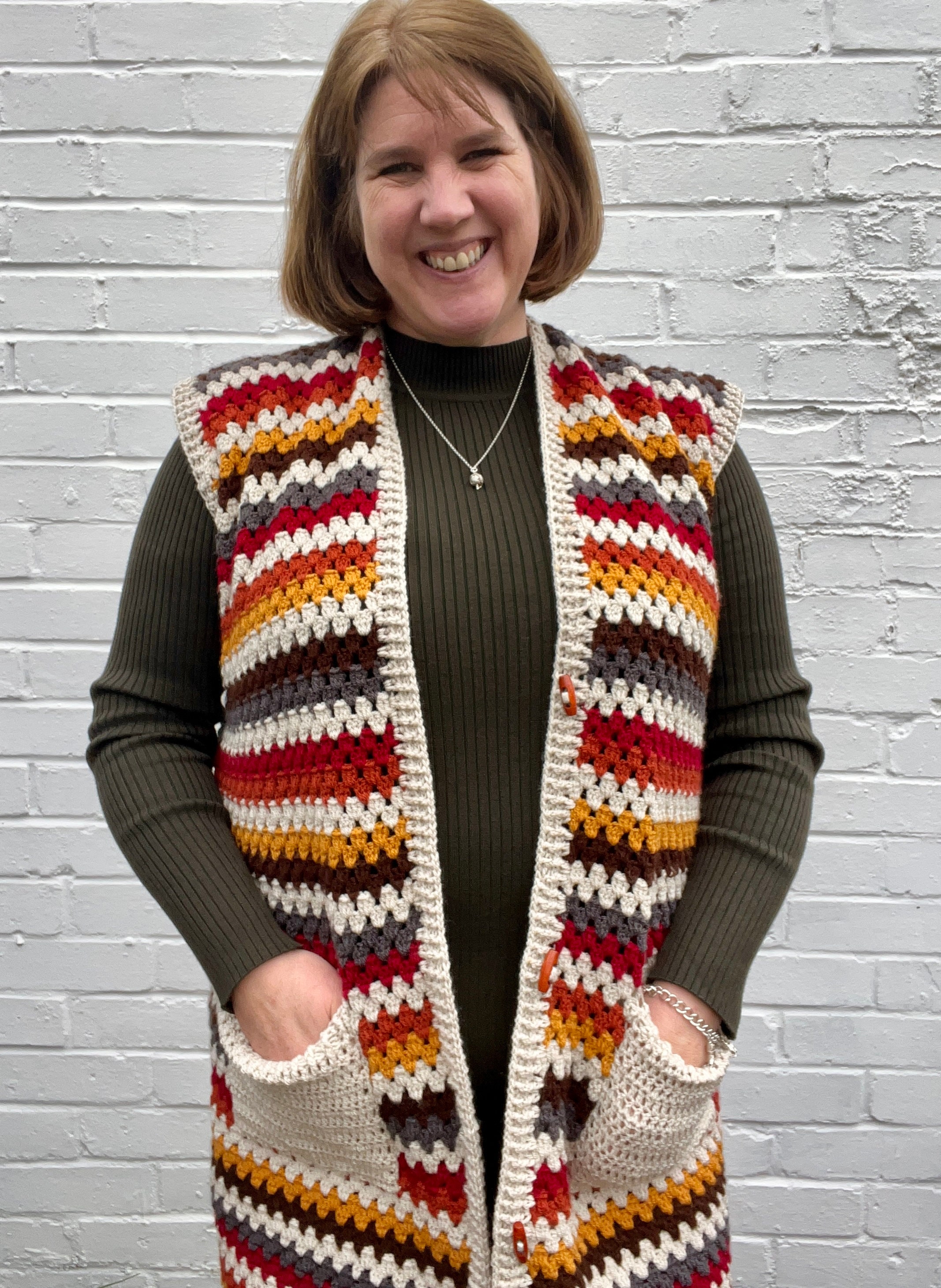 Crochet Gilet, Crochet Gilet Pattern, Crochet Waistcoat Pattern ...