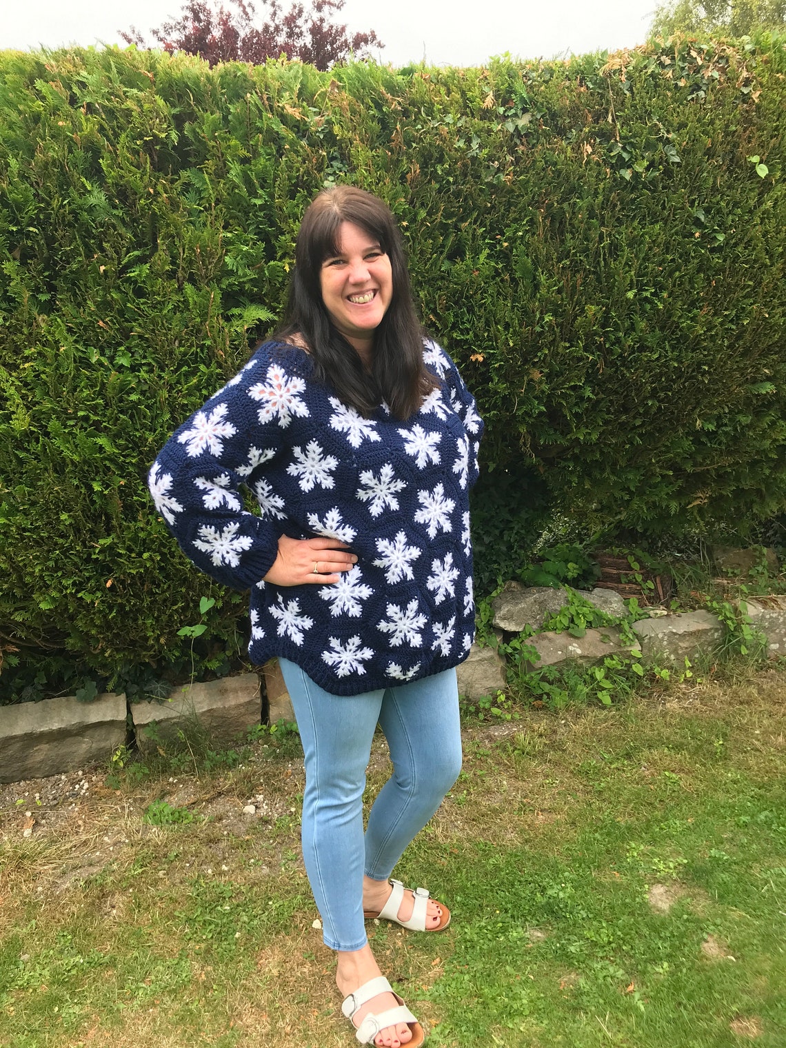 Granny Square Jumper Pattern Crochet Jumper Pattern Granny Etsy