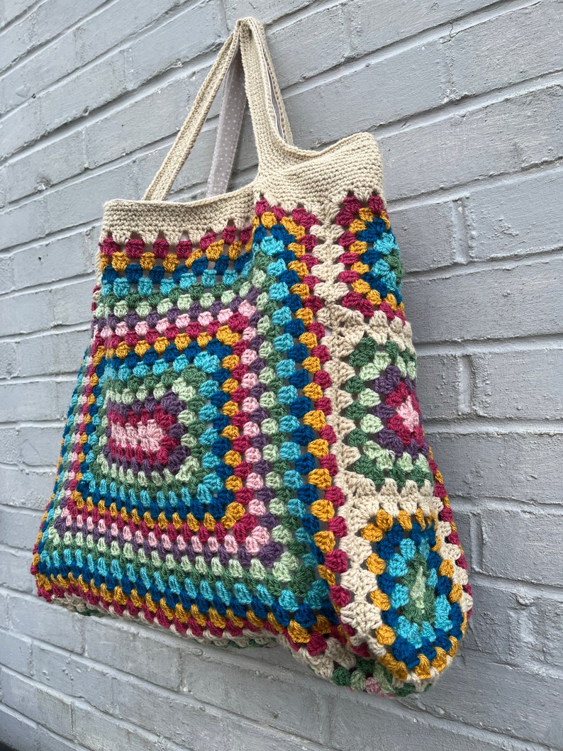 Crochet Bag Pattern Granny Square Bag Pattern Granny Square Etsy