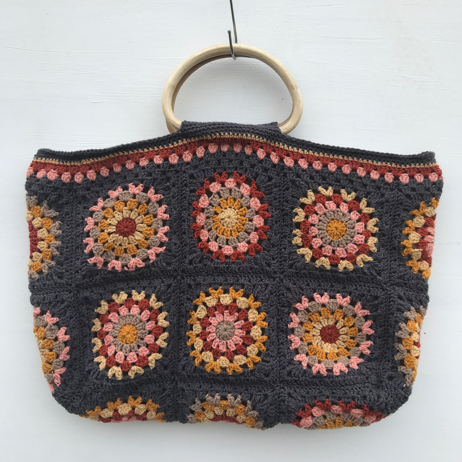 Crochet Bag Pattern Granny Square Bag Pattern Granny Square Etsy