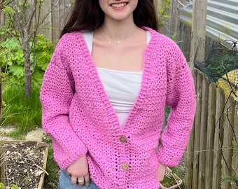 Crochet Cardigan Pattern, Crochet Cardigan, Women's Crochet Cardigan Pattern, Crochet Jumper Pattern, Crochet Jacket Pattern