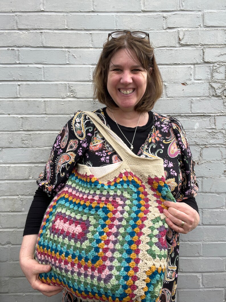 Crochet Bag Pattern Granny Square Bag Pattern Granny Square Etsy