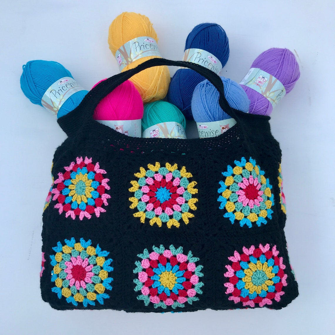 Crochet Bag Pattern Granny Square Bag Pattern Granny Square Etsy