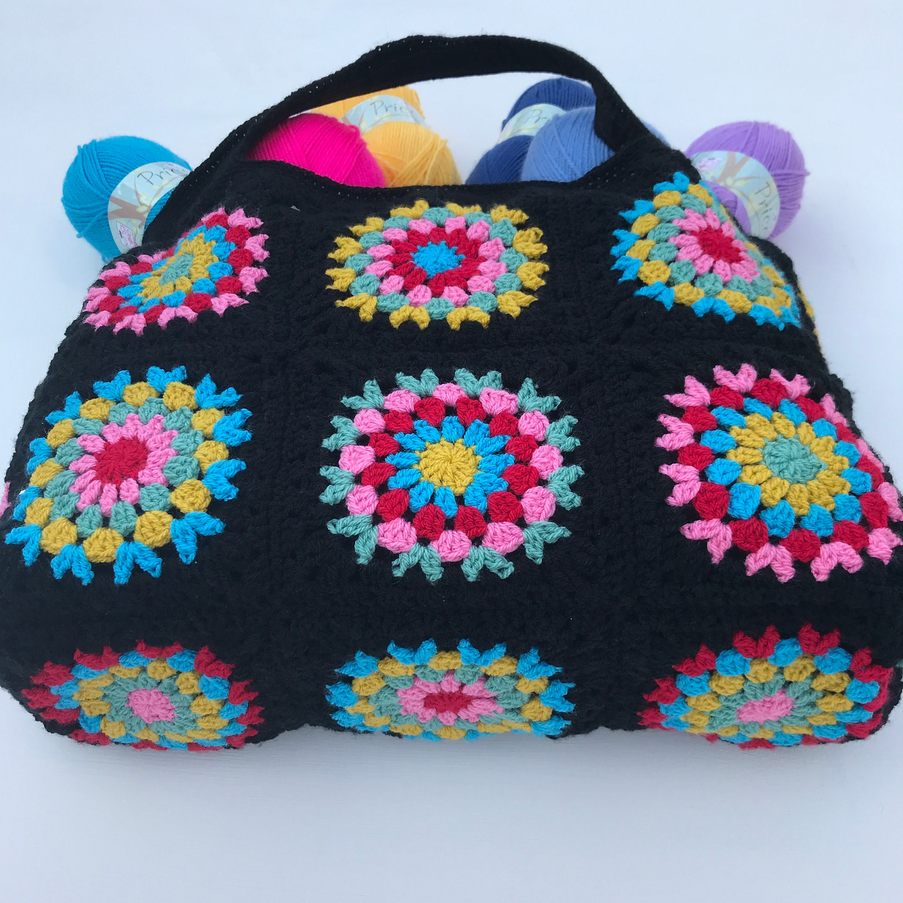 Crochet Bag Pattern Granny Square Bag Pattern Granny Square - Etsy