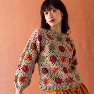 Granny Square Jumper Pattern, Granny Square Sweater Pattern, Crochet Jumper Pattern, Crochet Sweater Pattern, Granny Square Top