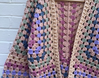 Crochet Cardigan Pattern, Crochet Jacket Pattern, Easy Crochet Clothes Pattern, Chunky Crochet Jacket Pattern