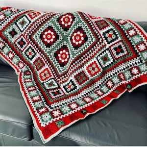 Crochet Blanket Pattern, Crochet Blanket, Granny Square Blanket, Granny Square Blanket Pattern, Granny Square