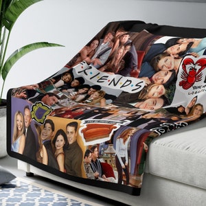 Friends TV Show Blanket Throw Friends Gifts Flannel Blanket for Sofa Couch  Bed 60x80 