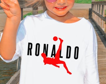 Ronaldo T-shirt, ronaldo Long Sleeve, Youth Soccer tshirt, CR7 christmas gift,  Kids Cristiano Ronaldo CR7 tshirt, Birthday Christmas Gift