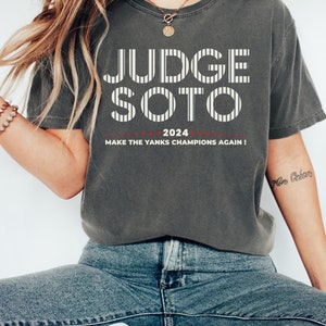 Judge &#39;24, Vintage Campaign T-Shirt, New York Baseball, Vintage Judge Shirt, MLB Fan, Unisex High Quality Tee, Baseball New York