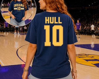Indiana women’s Basketball Shirt, Vintage Style Comfort Color tshirt Hull  Basketball Lexie 10 Unisex Garment comfort color