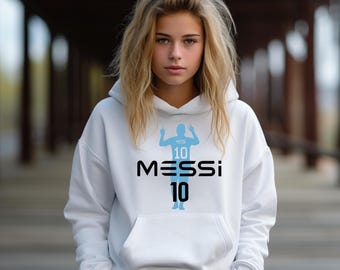 Lionel Messi Kids/Adults Hoodie: FC Barcelona, Argentina Futból