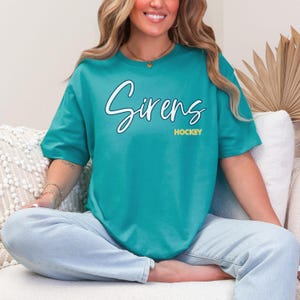 Sirens hockey t-shirt Adult & Youth, Sirens tshirt,  New York Hockey Fan tee, Hockey Woment-shirt, Retro 90s Sirens tshirt adult youth