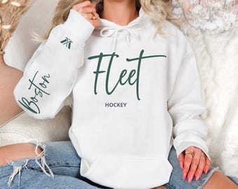Vintage Boston hoodie, Vintage fleet hoodie, Vintage Fleet hockey hoodie, Boston Hockey Women hoodie, adult and youth hoodie, Fleet hoodie