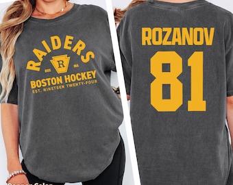 Ilya Rozanov 81-Boston Raiders Shirt, Hudson Williams Connor Storrie Shirt, Heated Rivalry Inspired Shirt, Ilya Rozanov Shane Hollander Tee