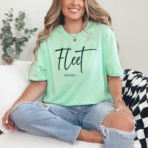Boston Hockey t-shirt, Vintage boston hochey tshirt, Vintage Fleet shirt, Boston Hockey Women tee, Hockey Women, adult & youth hockey tee