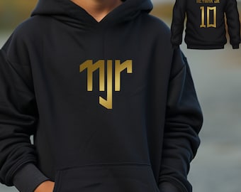 Kids Neymar Jr #10 Soccer Hoodie: Boys Girls Footy Gift