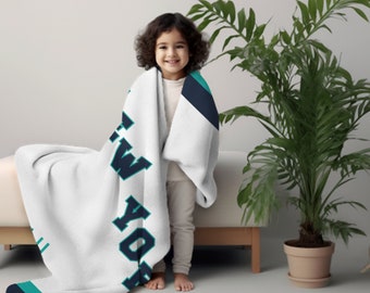 PWHL New York Hockey blanket NY Hockey Professional Women Hockey League Women's Sports sherpa blanket Hockey Fan PWHL gift hockey lover