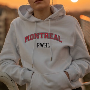 WHL Montreal Hockey hoodie Montreal WHL hoodie Professional Womens Hockey League Women&#39;s Sports Shirt Hockey Mom Tee Hockey Fan WHL Fan
